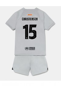 Barcelona Andreas Christensen #15 Babytruitje 3e tenue Kind 2022-23 Korte Mouw (+ Korte broeken)